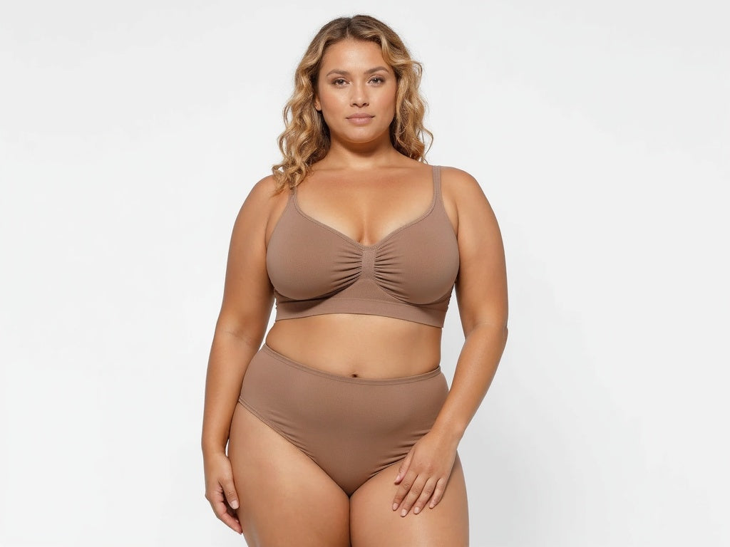 Women Seamless Plus Size Comfort Bra