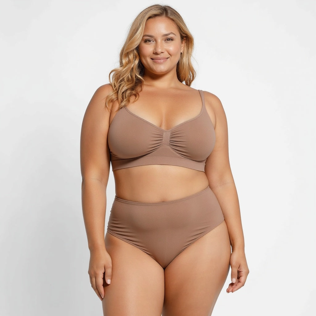 Women Seamless Plus Size Comfort Bra