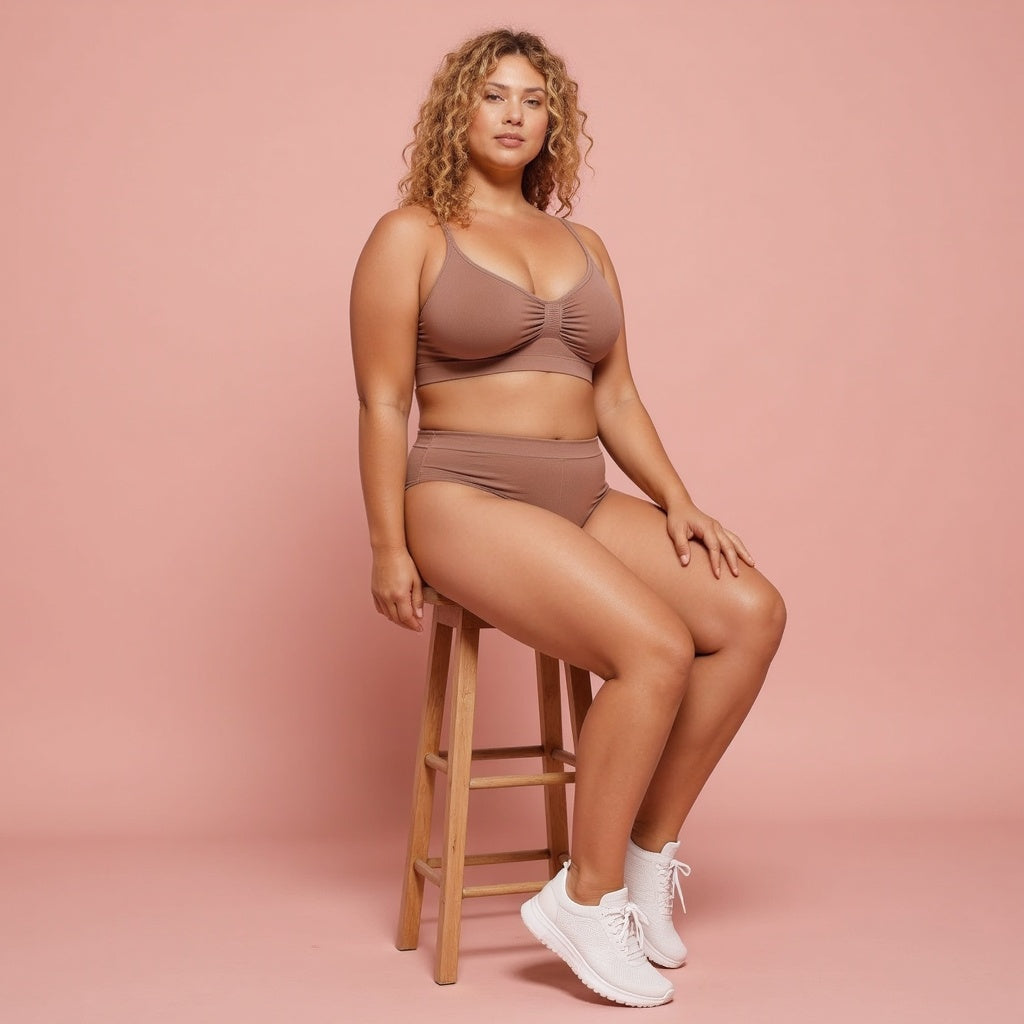 Women Seamless Plus Size Comfort Bra