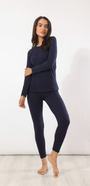 Thermal Set - Navy - Set of 2
