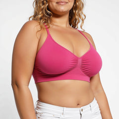Women Seamless Plus Size Comfort Bra
