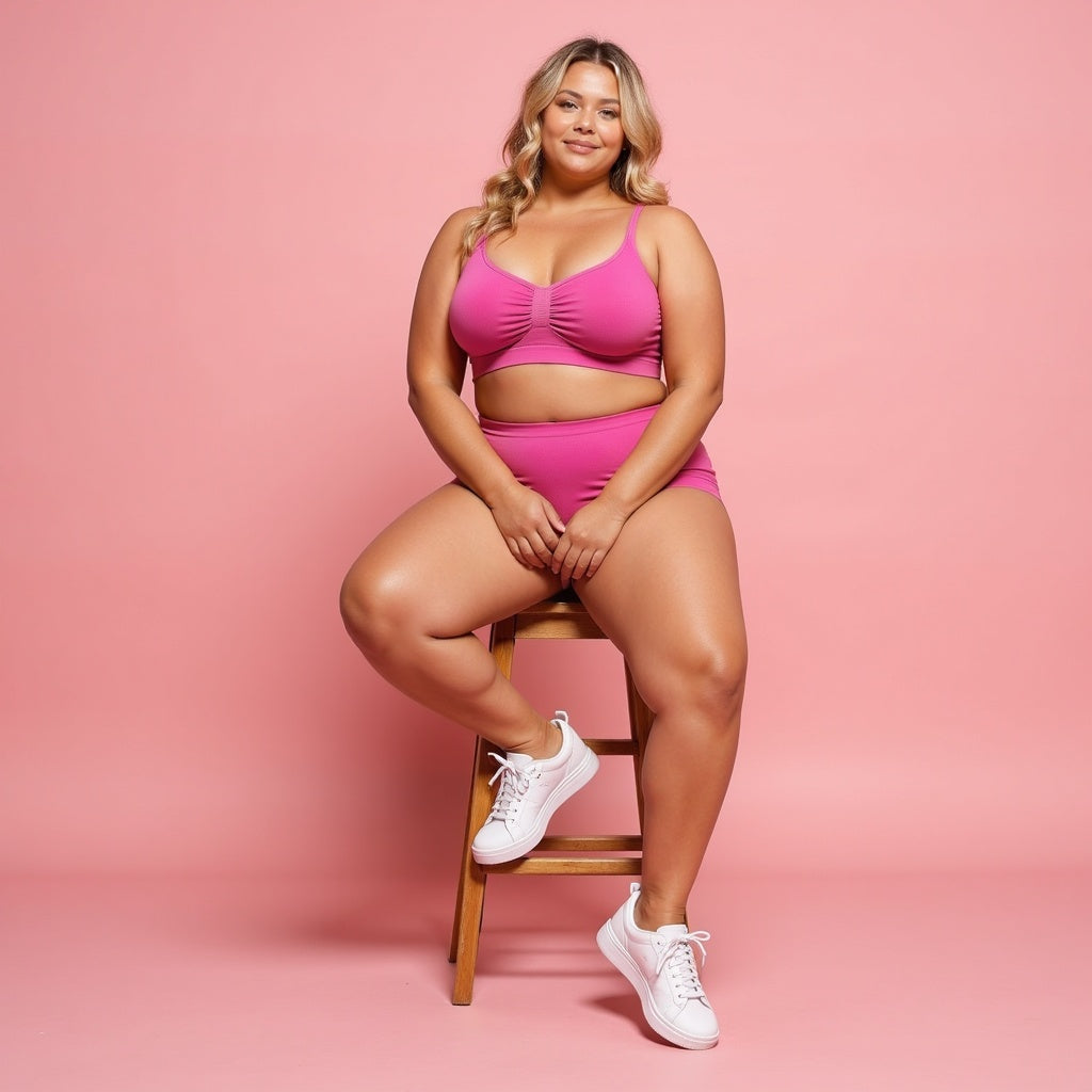 Women Seamless Plus Size Comfort Bra