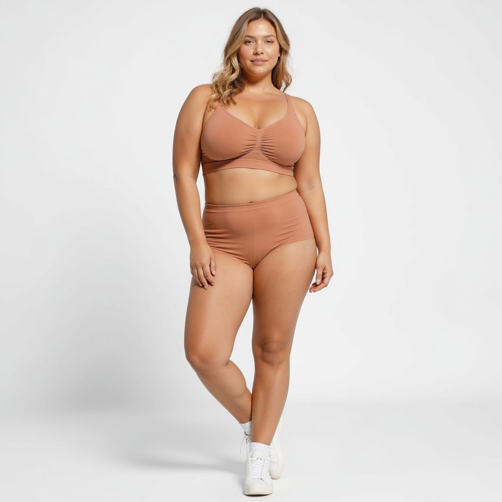 Women Seamless Plus Size Comfort Bra