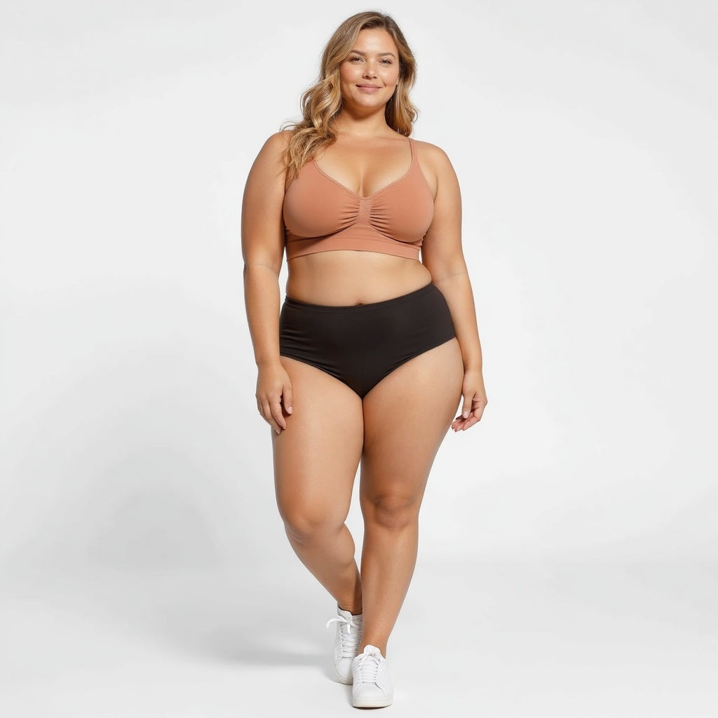 Women Seamless Plus Size Comfort Bra