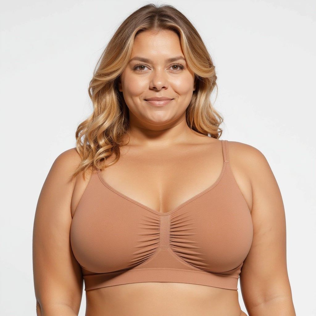 Women Seamless Plus Size Comfort Bra