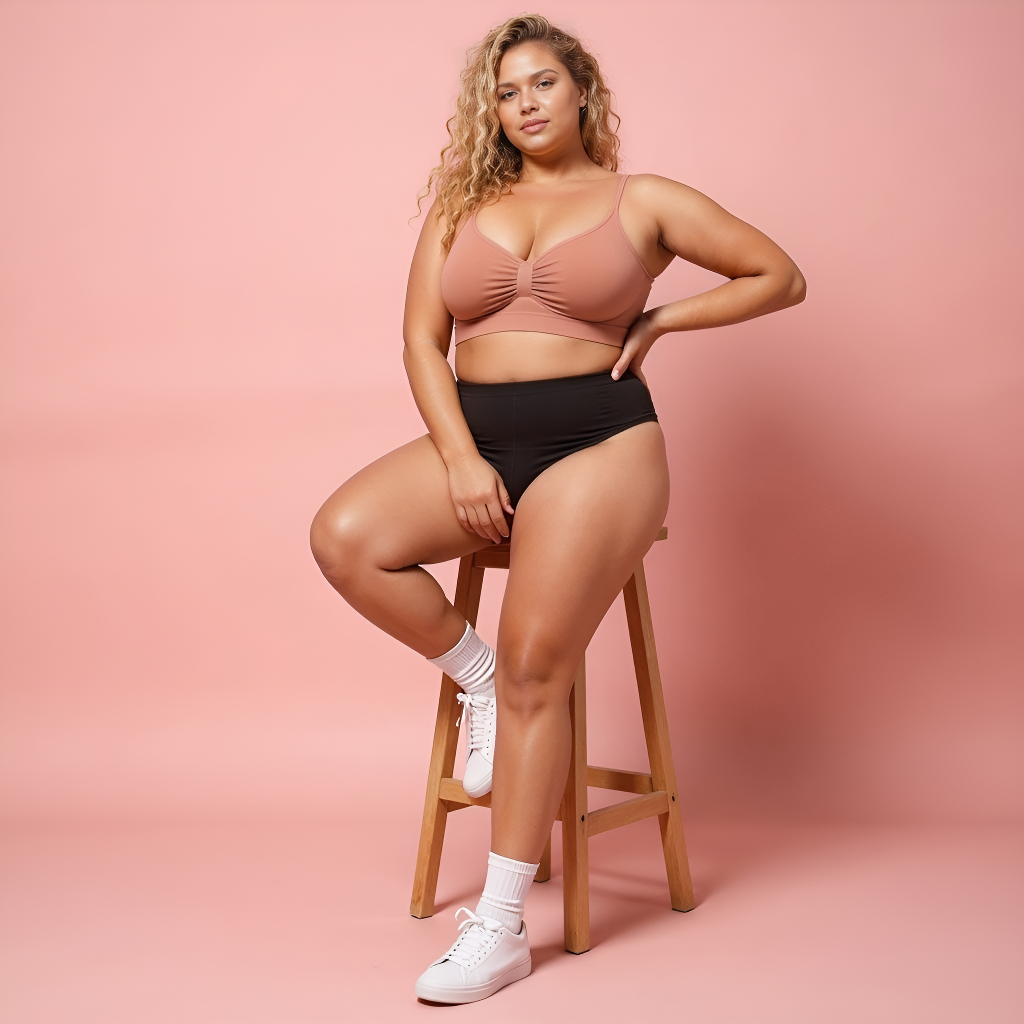 Women Seamless Plus Size Comfort Bra