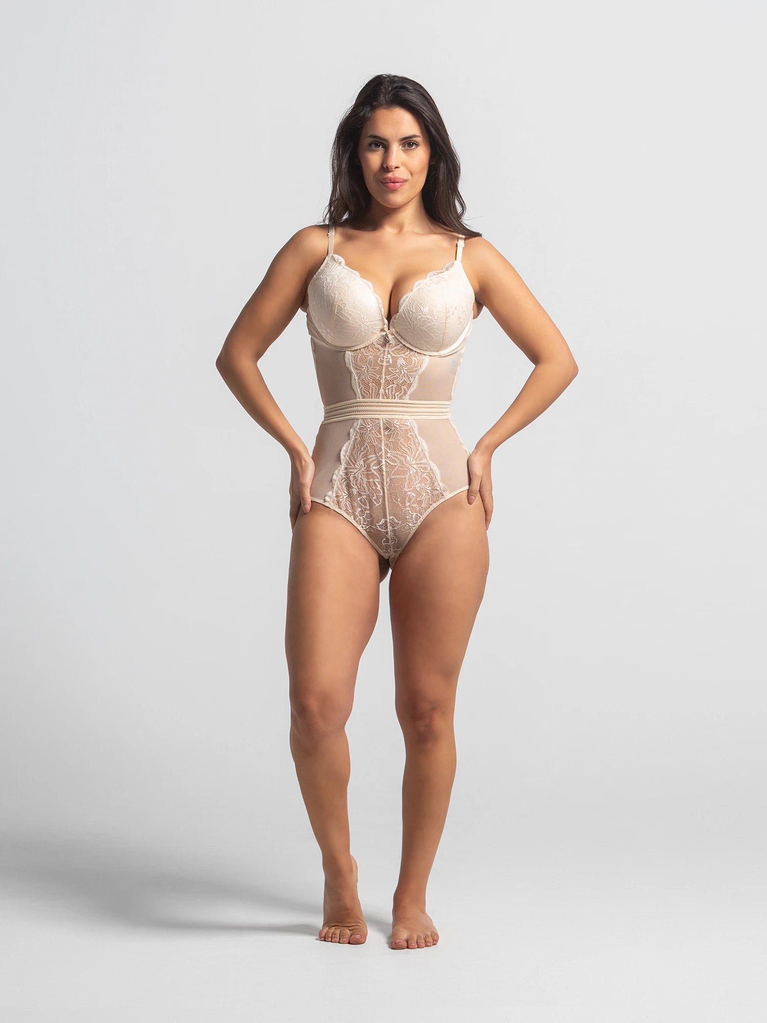 Eve Chantelle Ivory Allure Bodysuit