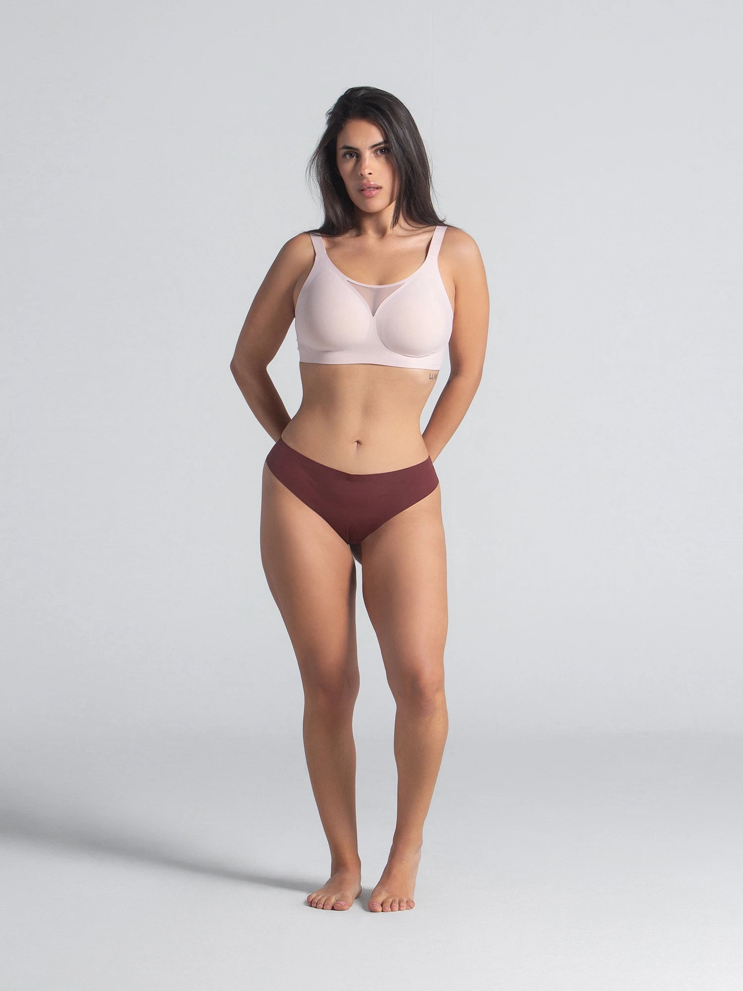 Eve Chantelle Seamless Mesh-Trim Bonded Bralette