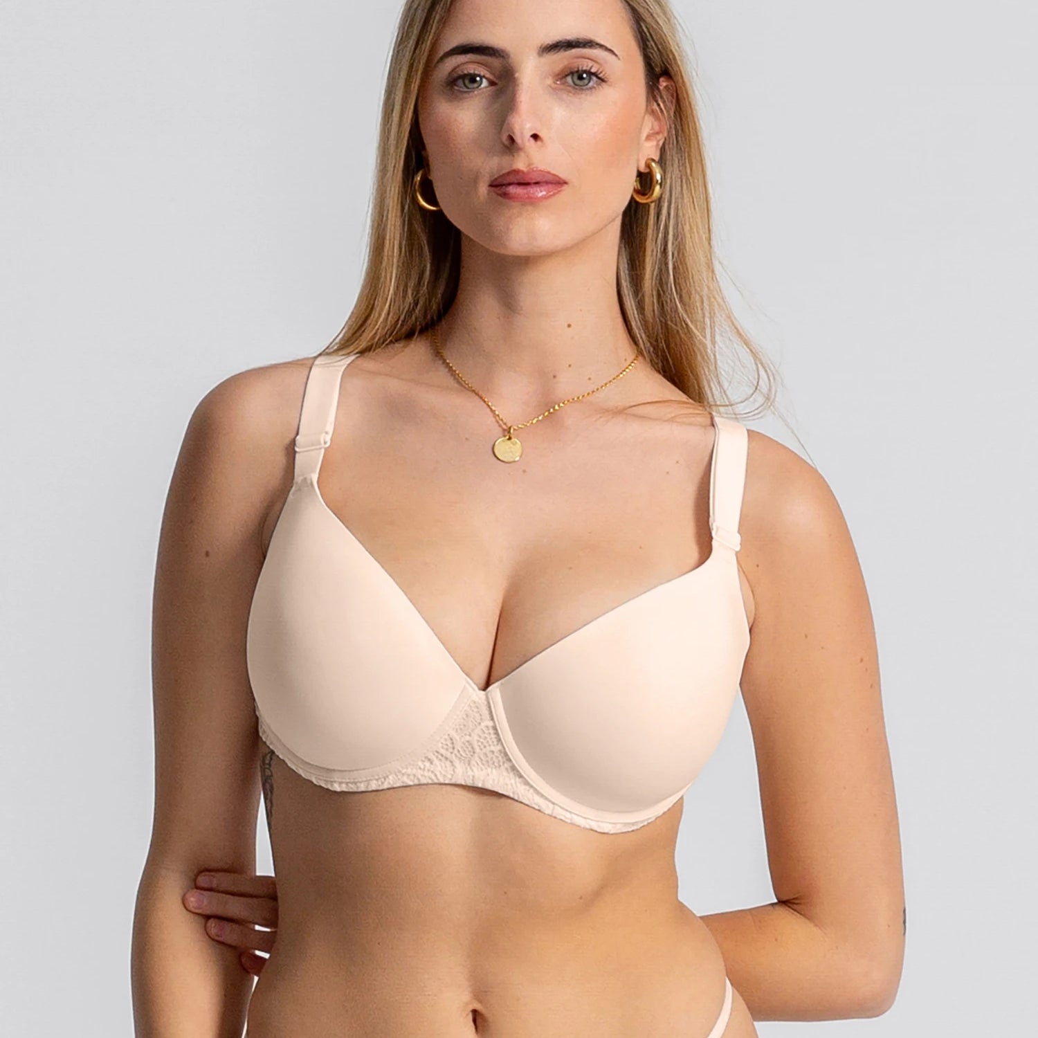 Eve Chantelle Elegant Lace Back T-Shirt Bra