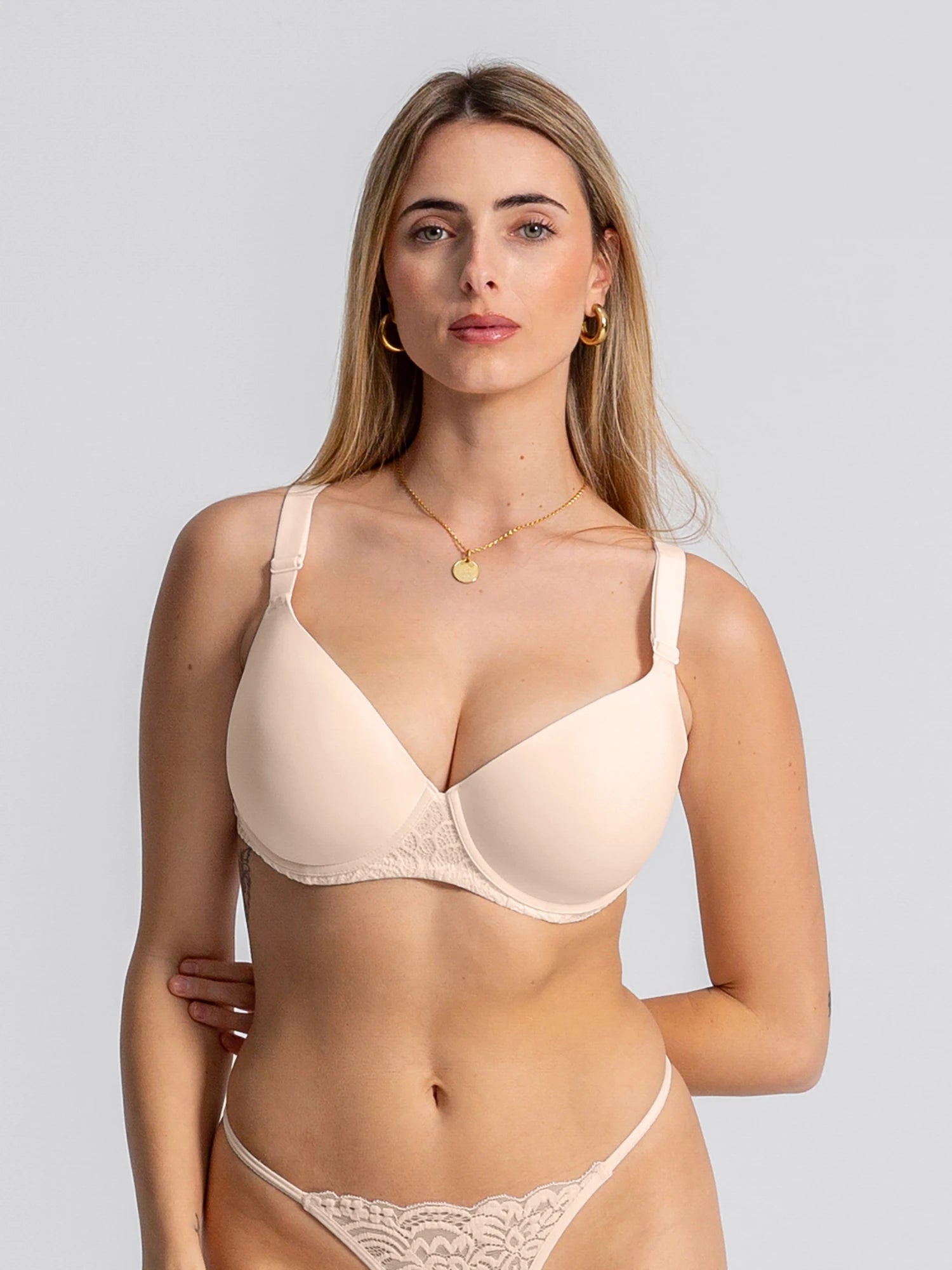 Eve Chantelle Elegant Lace Back T-Shirt Bra