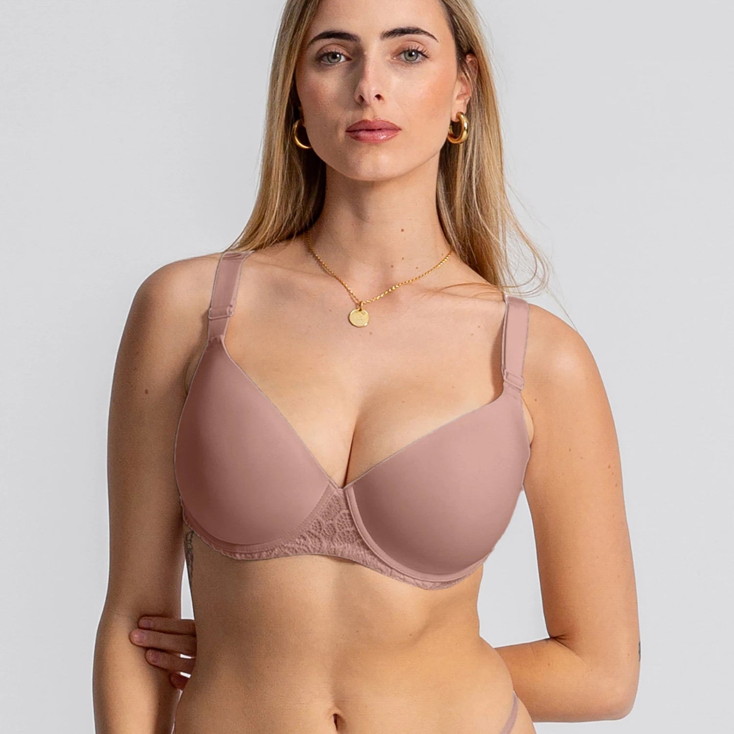 Eve Chantelle Elegant Lace Back T-Shirt Bra