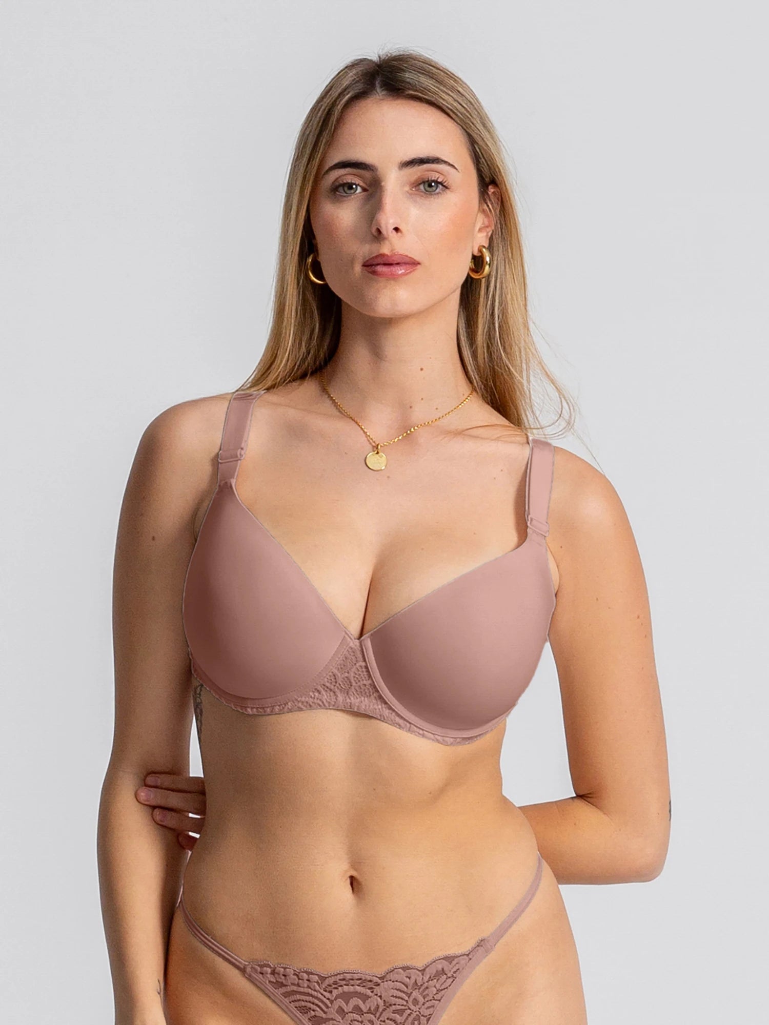 Eve Chantelle Elegant Lace Back T-Shirt Bra