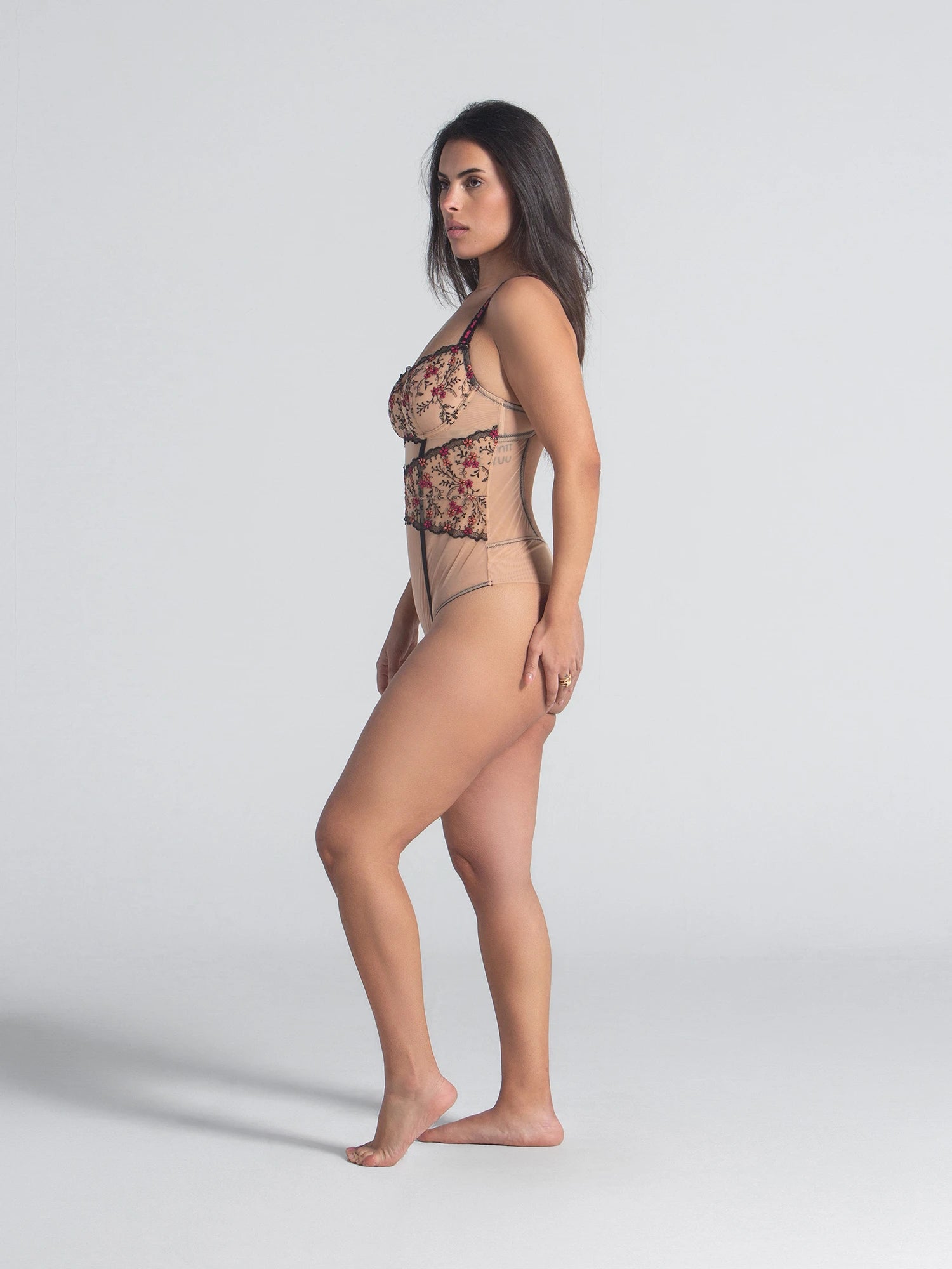 Eve Chantelle Soft Floral Bodysuit