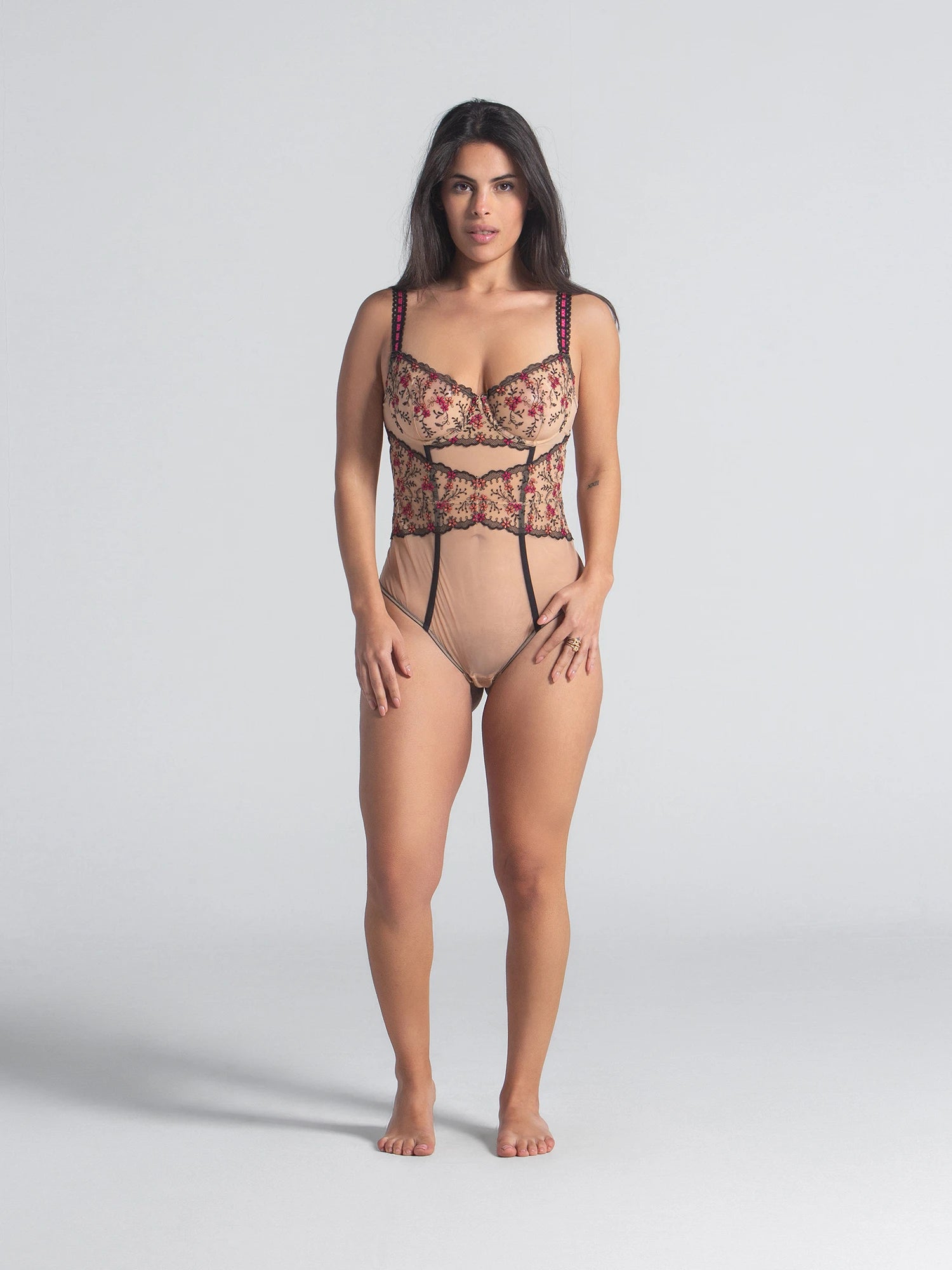 Eve Chantelle Soft Floral Bodysuit