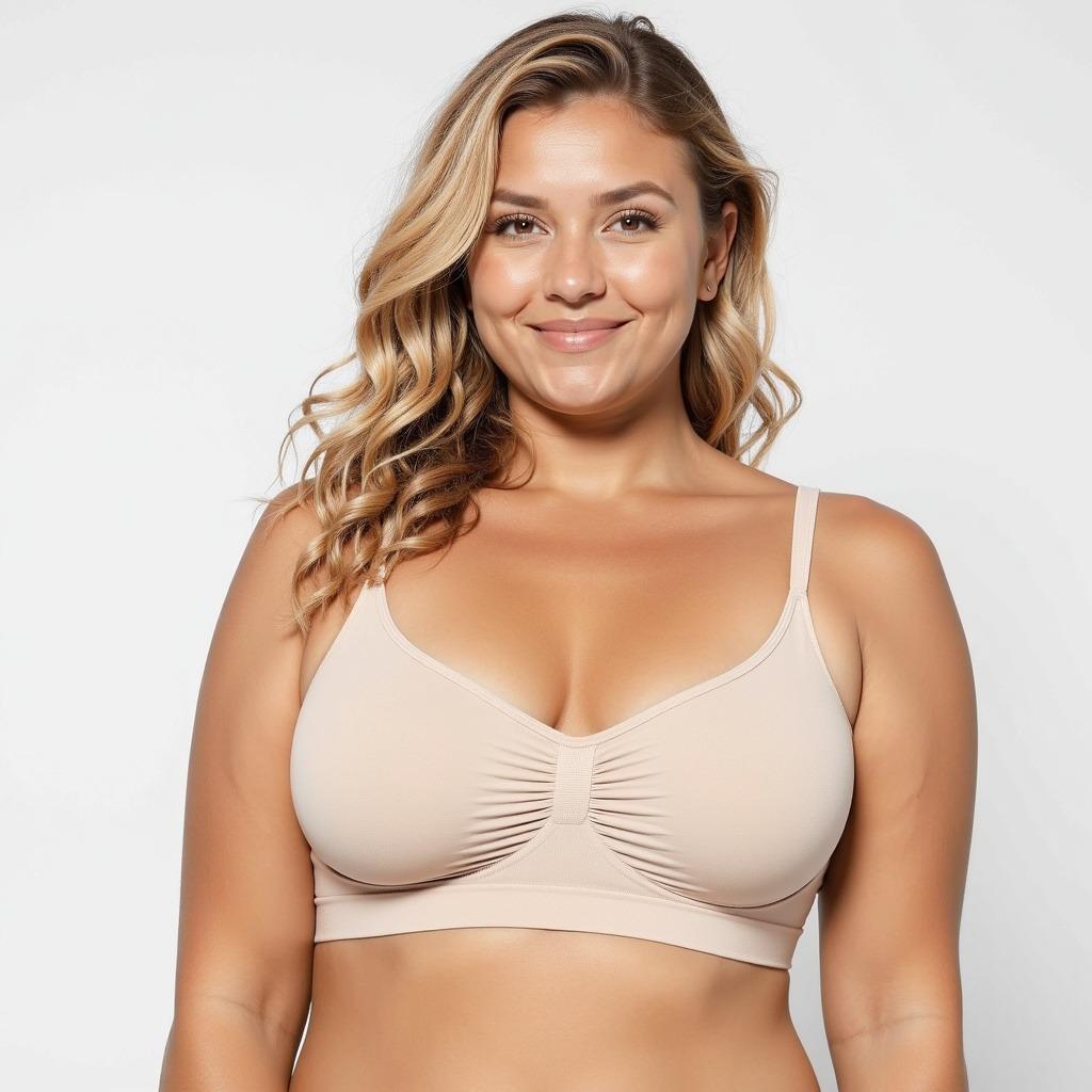 Women Seamless Plus Size Comfort Bra