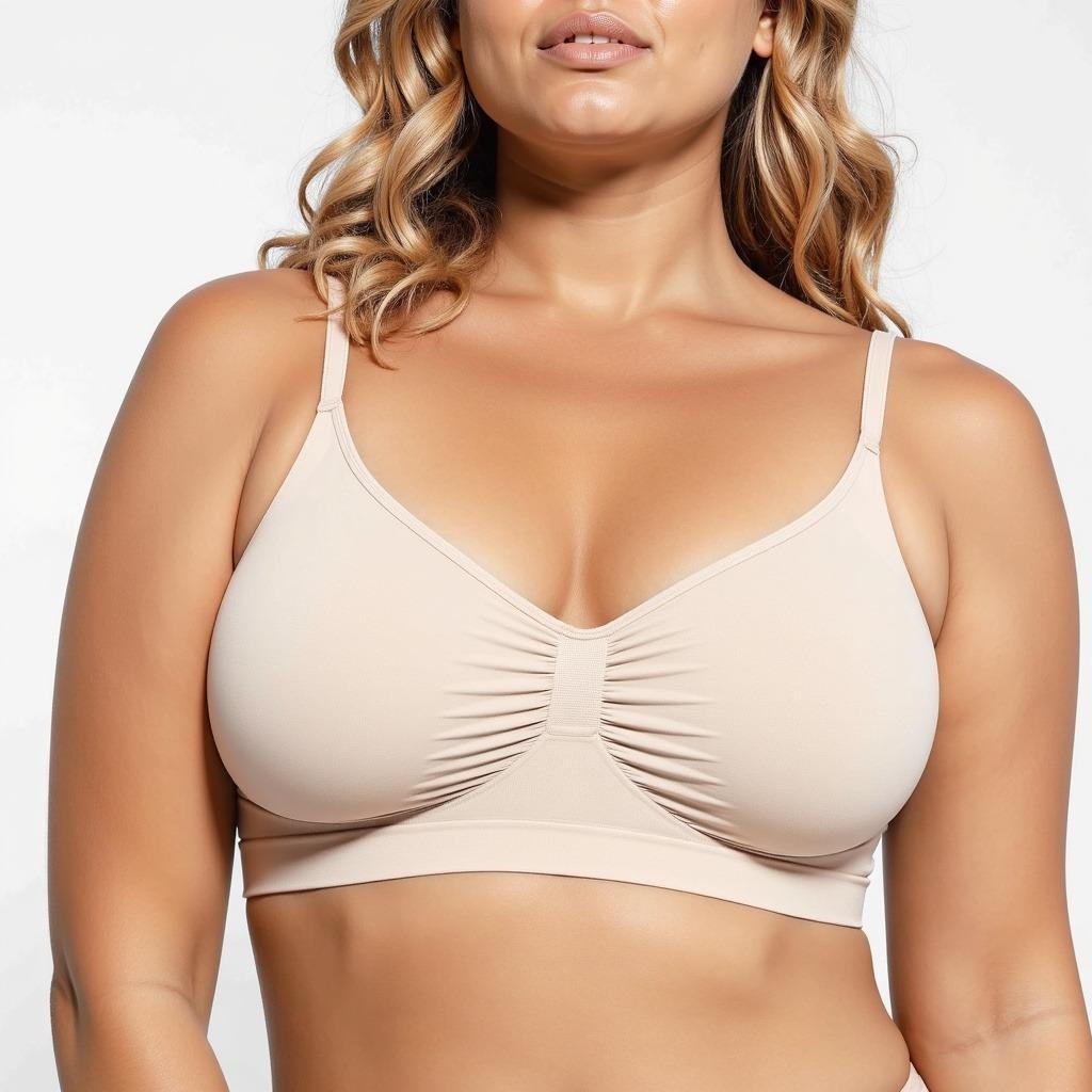 Women Seamless Plus Size Comfort Bra