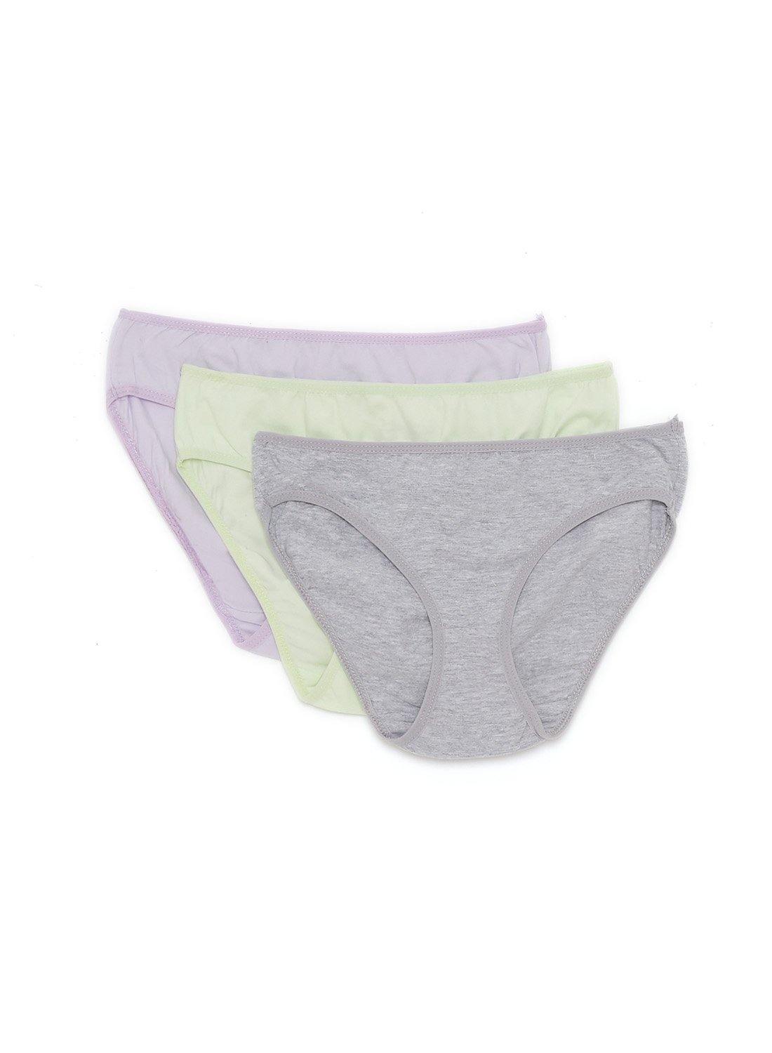Eve Chantelle Multi Color Underwear - MIDI Cut - Pack Of 3 Panties For Women - chantelleve