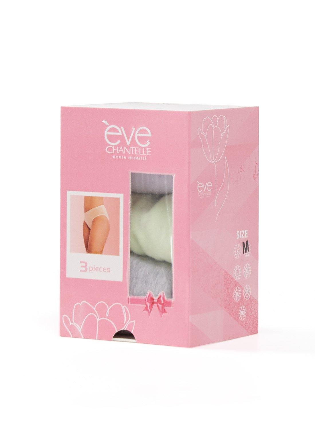 Eve Chantelle Multi Color Underwear - MIDI Cut - Pack Of 3 Panties For Women - chantelleve